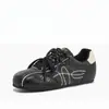 Nuevas Zapatillas Deportivas Casuales Minimalistas de Bloques de Color Retro Estilo Alemán de Entrenamiento Versátiles de Béisbol Tendencia Deportiva con Suela Gruesa para Mujer Otoño 2026