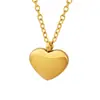 Collar de Corazón de Melocotón para Pareja de Venta Caliente Transfronteriza 2025 Nuevo Collar Tendencia Personalizada Modelo de Pareja Venta al por Mayor