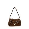 Bolso de Diseño Exclusivo para Mujer, Bolso Nube Personalizado Fruncido, Bolso de Mano, Simple y Versátil, Moderno Bolso de Hombro con Cadena y Cremallera
