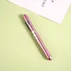 Linterna de pupila lámpara de doctor lámpara de observación lámpara oral lámpara de bolígrafo LED con clip linterna mini para el hogar linterna blanca amarilla