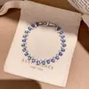 Pulseira Pingente Borboleta de Zircônia Super Brilhante, Fresca e Doce, Simples e Versátil para o Verão, Joia de Nicho de Alto Padrão para Mulheres