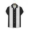 Camisa europea y americana para hombre de nueva temporada transfronteriza con estampado de gato, impresión digital 3D, tendencia de moda, manga corta, top hawaiano