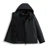 Casa de pájaros Chaqueta exterior de estilo similar para mujer Otoño Invierno Tres en uno A prueba de viento Impermeable Cálida Conjunto de dos piezas Ropa de Montañismo Ropa de abrigo para hombre