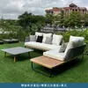 Muebles de Exterior Patio Azotea Mesas y Sillas de Madera Maciza Terraza Villa Taburete de Cuerda Ocio Impermeable y a Prueba de Humedad Muebles de Teca