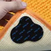 Pegatina Antideslizante para Alfombra Agarrador de Alfombra Adhesivo Fijo de Goma PU Lavable Sin Costuras Pegatina para Suelo de Alfombra 8 Piezas Pegatina para Alfombra