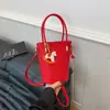 Bolsas de Mujer Primavera y Verano 2026 Nuevo Elegante Simple Nicho Alto Valor Bolso Cubo Moderno Bolso Pequeño de Hombro Cruzado