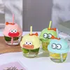 Taza de Agua con Temática Invernal para Niños, Vaso de Vidrio para Bebidas de Café, Taza de Regalo Promocional con Impresión de Logo, Al por Mayor
