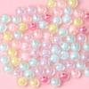 Contas Cor Fantasma Transparente Fosco Estrelas Doces Redondas Contas para DIY Pulseira de Joias Artesanais Acessórios Material