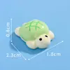 Micro-Paisagem Animais Marinhos Flutuantes: Tartarugas, Focas, Caranguejos, Miniaturas Fofas, Acessórios DIY para Decoração de Aquário, Pequenos Enfeites