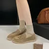 Zapatos Perezosos de Moda 2026 Zapatos de un Solo Color Slip-ons Mocasines Estilo Mujer Nuevo Fondo Plano Retro Casual Otoño Versátil Antiguo