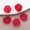 10 Colores 14x12 mm Perlas de Vidrio con Agujero Recto Camelia Rosa DIY Pulsera Hecha a Mano Collar Accesorios de Joyería Materiales