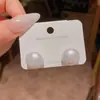 Pendientes Minimalistas y Elegantes de Perla para Mujer, Pendientes Versátiles de Moda con un Toque Retro Francés de Alta Gama