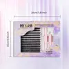 Kit de Cílios Postiços Transfronteiriço, Cílios Leves Curvatura D, Alongadores e Espessantes, Estilo Hot Girl, Versão Espessa 30P-80P