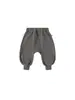 Ropa de otoño Bangxuan para niños de 1-2 años, pantalones de bebé tipo PP de color liso, pantalones casuales, pantalones de pierna ancha para bebé, pantalones para recién nacidos