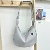 Bolsa Pequena Estilo Coreano Leve Formato de Dumpling Múltiplas Formas de Usar Bolsa Pequena Caixa de Leite Portátil Ombro Cruzado Feminina Leve Simples
