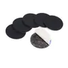 Ventilador mini base junta de silicone conjunto escovado caixa de TV carro antiderrapante silicone adesivos anti-colisão almofada de pé de silicone preta