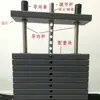 Equipo de Fitness Placas de Peso Acero Sólido Esmalte Horneado Negro Peso de Fotografía Accesorios para Equipo de Fuerza Placas de Peso para Ascensor