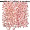 18 Guirnaldas Artificiales de Flor de Cerezo con 135 Flores, Tela de Seda y Flores Artificiales de Plástico, para Colgar en la Decoración del Techo