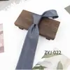 Gravata de Seda Poliéster Listrada para Homens, Acessório de Vestuário Formal Casual de Negócios, Gravata Jacquard Amarrada à Mão 8cm Atacado