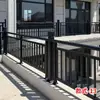 Barandales de Valla de Aleación de Aluminio con Diseños Sencillos Tallados para Patios de Villas, Personalizables en Estilo, Un Estilo, Dos Diseños