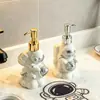 Dispensador de Jabón y Gel Antibacterial Creativo de Astronauta Tipo Prensa Botella para Gel de Ducha para Decoración de Baño en Casa