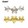 Wt-N1479 Suéter Feminino Leve de Luxo e Elegante Saia Corrente para Clavícula Pingente de Flor de Latão Conector Colar