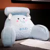 Wg6Q Almofada de Cabeceira de Látex Bolsa Macia Travesseiro Grande Almofada de Sofá Costas Cama Mulher Grávida Tatami Janela de Canto