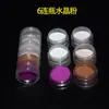Polvo Fluorescente Más Vendido Transfronterizo 6 Botellas Consecutivas de Polvo Perlado Set de 12 Colores Pigmento de Acuarela Decorativo para Uñas Hecho a Mano para Pintar