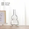 Adorno Francés Retro en Relieve Flor Pequeña Quemador de Incienso Florero para Sala de Estar Florero de Vidrio Transparente Sello