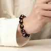 Pulseiras de Obsidiana Prateada Fornecidas de Fábrica para o Ano do Cavalo de 2026, Ano de Nascimento do Zodíaco, Pulseiras de Cristal de Harmonia Tripla e Afinidade Tripla Atacado