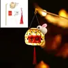 Caos de Natal Chaoshan Lanterna Pequena Portátil de Bambu Saco de Material DIY Feito à Mão Barraca de Lanternas Antigas Decoração para Pendurar