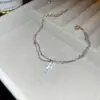 Pulsera de Cruz Estrella de Zirconia Francesa, Exquisita de Nicho, Temperamento Elegante, Pulsera Versátil, Lujo Ligero y Pulsera de Gama Alta