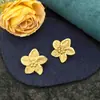 Moda Europeia e Americana Brincos Geométricos Simples de Coração High-End Leve Luxo Versátil Aço Inoxidável Não Desbota Brincos de Nicho