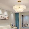 Lámpara de araña de cristal estilo francés antiguo de lujo para dormitorio y sala de estar, diseño creativo de estilo nórdico simple
