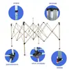 Suministros del Fabricante Carpas Tubulares de Gama Alta con 40 Diamantes 3*3m Carpas con Estructura de Aleación de Aluminio Sombrilla de Dosel para Exteriores con Cuatro Patas