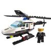 Kaizhi 6729 Helicóptero Blocos de Construção de Partículas Pequenas Brinquedos Educacionais Infantis Pequenos Presentes Helicóptero da Polícia Instituição Educacional