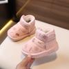 Sapatos de Inverno Quentes para Bebês de Um Ano Meninas, Sapatos de Bebê com Solado Macio para Meninos, Forrados com Lã e Espessados para 6-12 Meses