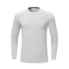 Top Deportivo Transpirable de Manga Larga para Correr, Camiseta de Maratón de Secado Rápido con Cuello Redondo para Hombre, Fuente de Suministro Exclusiva para Exportación Transfronteriza