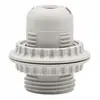 Soquete Plástico E27 Pequeno Rosca Completa para Lâmpadas com Certificação CE para Luminárias de Mesa, Luminárias de Chão, Luminárias Pendentes, Bases de Lâmpadas de Rosca e Cabeças de Lâmpadas