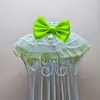 Collar de Babero de Encaje con Lazo de Perlas para Mascotas Pajarita Babero para Perros y Gatos Perros Pequeños