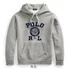 Coleção de Primavera Ralph Lauren Polo: Moletom com capuz em algodão puro, unissex, estilo pullover, adequado tanto para uso interno quanto externo, 100% algodão