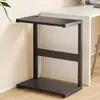 Soporte de torre para computadora de escritorio para el hogar y la oficina, estante de almacenamiento de doble capa para el suelo, bandeja organizadora para la caja de la computadora, base de almacenamiento