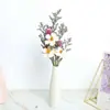 Ramo de flores secas rosa eucalipto Bola Dorada flor real ins fresco cerámica simple decoración del hogar adornos DIY