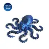 Figura de Polvo Impressa em 3D Transfronteiriça com Articulações Móveis, Decoração para Aquário, Modelo de Ornamento para Paisagismo, Brinquedo Impresso em 3D