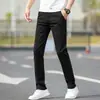 Pantalones casuales para reparación de autos para hombre, nuevo de otoño, combinan con todo, marca de moda, pantalones de trabajo grises, primavera y otoño, negocios, pantalones rectos holgados