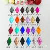Adornos y Accesorios de Diamantes de Imitación Rombos Multicolores Acrílicos 14x24 Diamantes de Imitación para Coser a Mano Material Decorativo DIY Brillo Accesorios de Anime