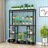Novo Suporte de Flores de Jardim de Ferro Multicamadas para Interior Casa Varanda Sala de Estar Anti-corrosão Suporte para Vasos de Flores Suporte de Flores