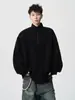 Sudadera con Capucha de Manga Raglán Patchwork de Temperamento Unisex Versátil para Otoño Hombro Normal Deportiva de Manga Larga Perezosa Casual Holgada