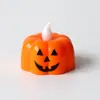 Linterna de Calabaza Electrónica Brillante de Halloween de Amazon Velas Electrónicas Decoraciones para Escenas del Festival de Fantasmas Tienda de Velas Electrónicas Hotel