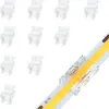 Fita de LED COB 8mm 2 Pinos Conector Sem Solda 5mm 10mm Encaixe Conector de Cabeça Única Conector de Cabeça Dupla